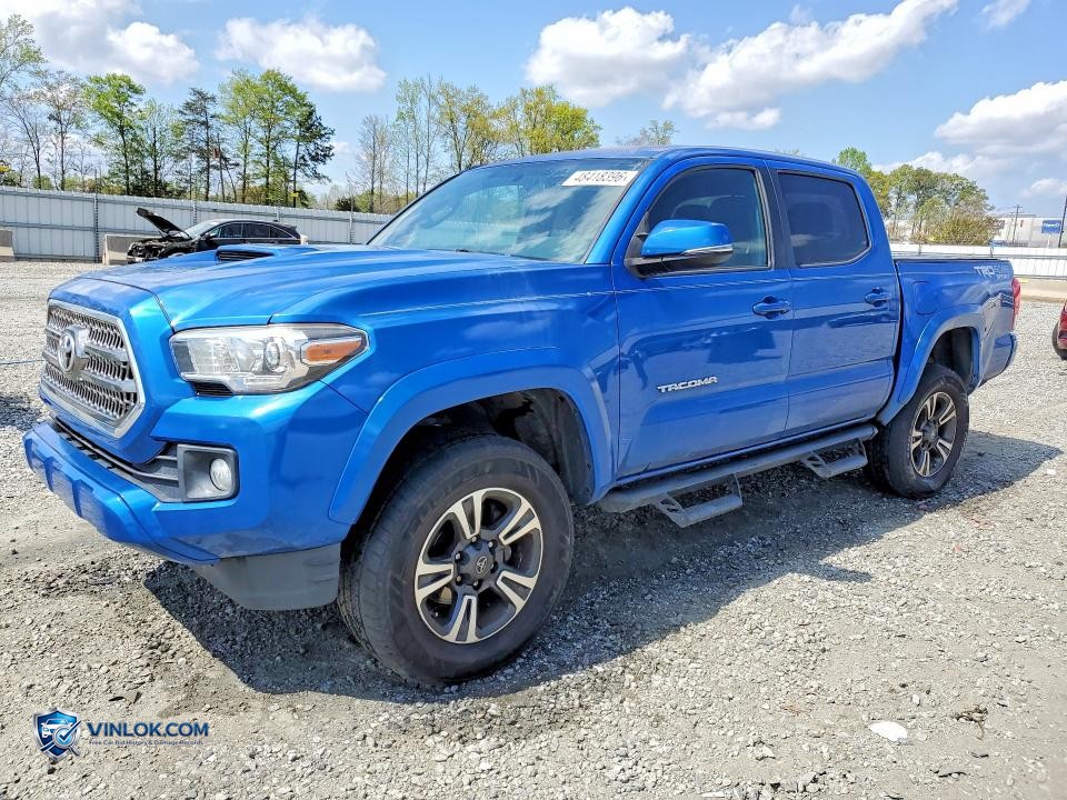 2017 TOYOTA TACOMA TRD SPORT – Lot 48418396 auction photo
