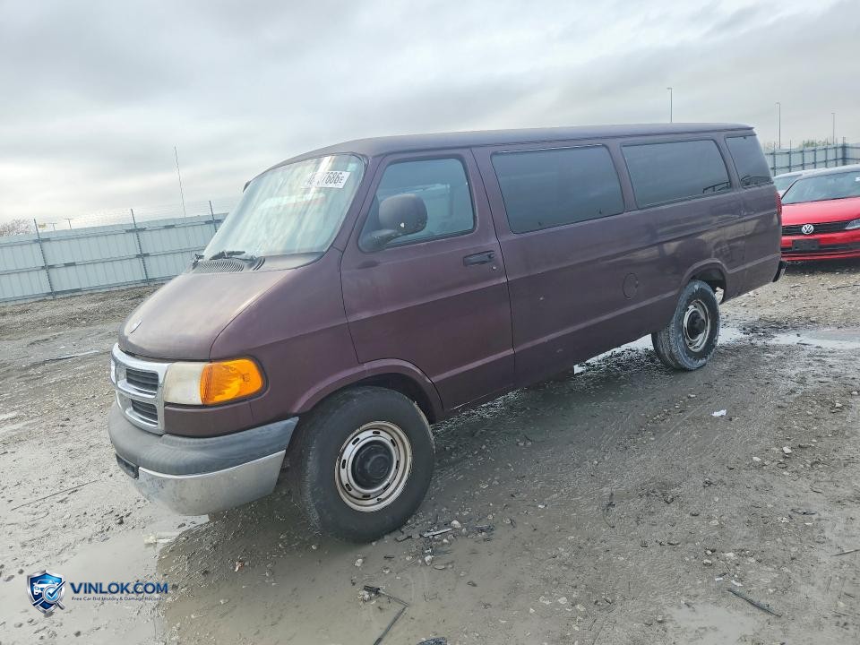 1998 DODGE RAM WAGON B3500 – Lot 48437686 auction photo