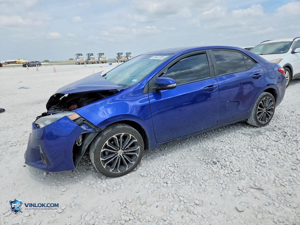 2016 TOYOTA COROLLA S PLUS – Lot 48441306 auction photo