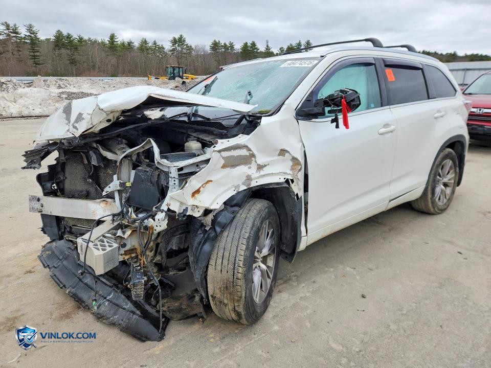 2015 TOYOTA HIGHLANDER XLE – Lot 48474576 auction photo