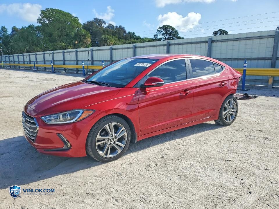 2018 HYUNDAI ELANTRA LIMITED – Lot 48524106 auction photo