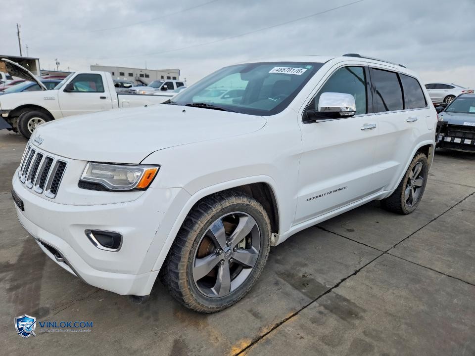 2015 JEEP GRAND CHEROKEE OVERLAND – Lot 48578176 auction photo