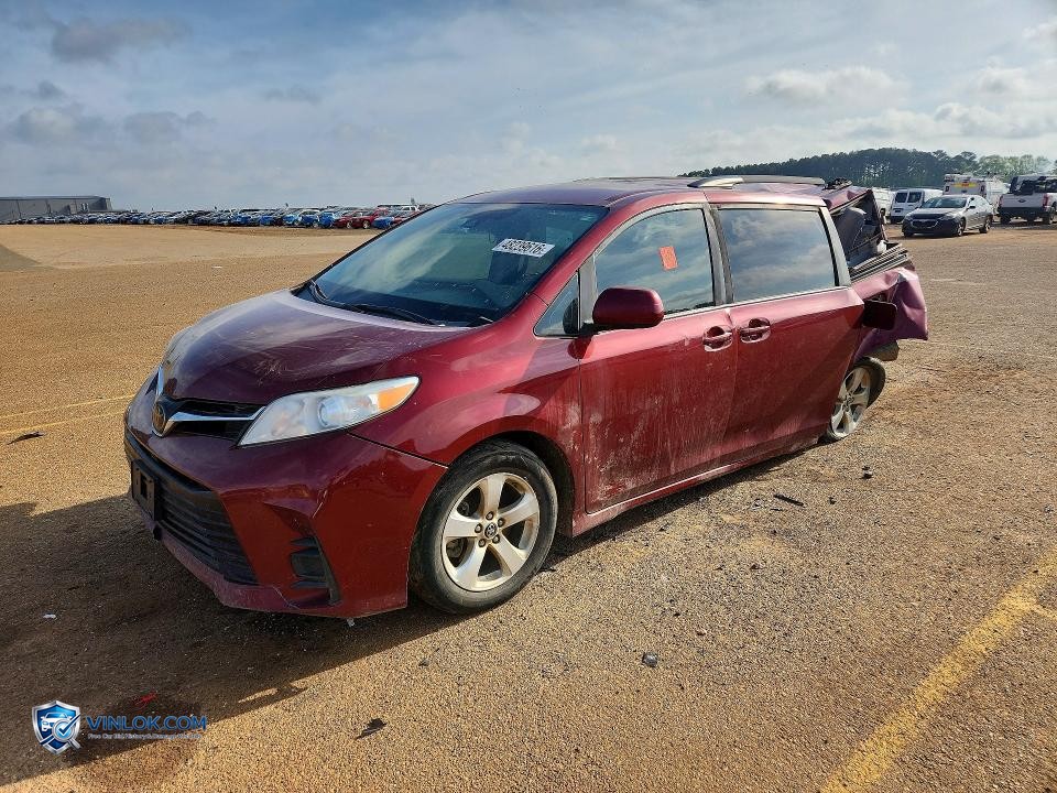 2019 TOYT SIENNA – Lot 48591696 auction photo
