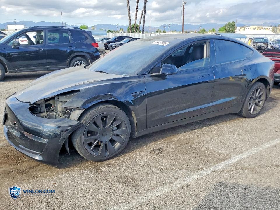 2022 TESLA MODEL 3 – Lot 48634586 auction photo