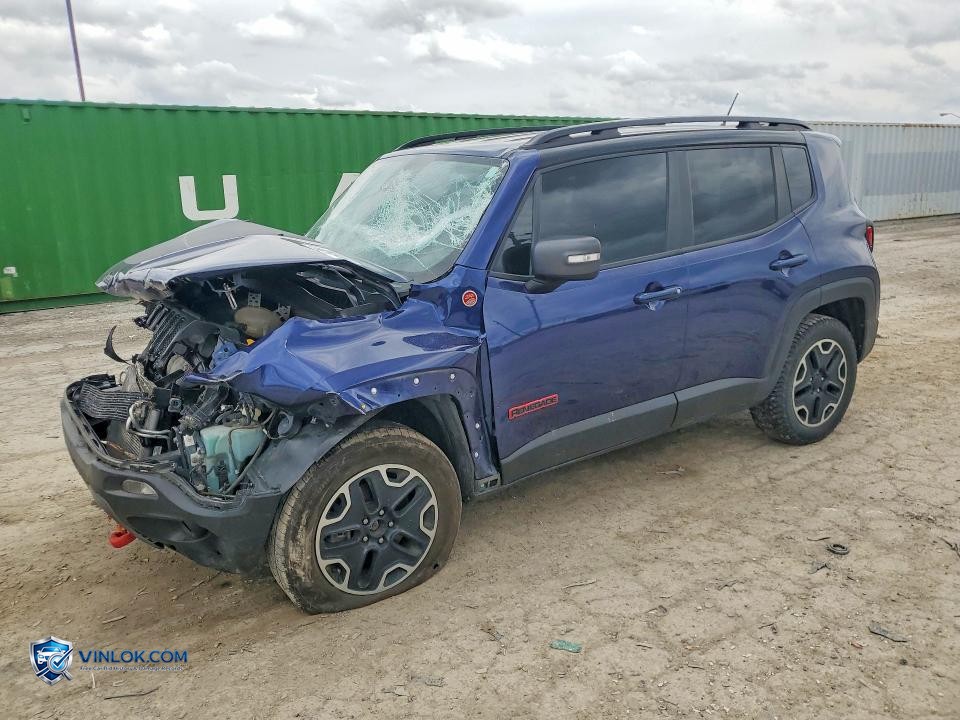 2017 JEEP RENEGADE TRAILHAWK – Lot 48640456 auction photo