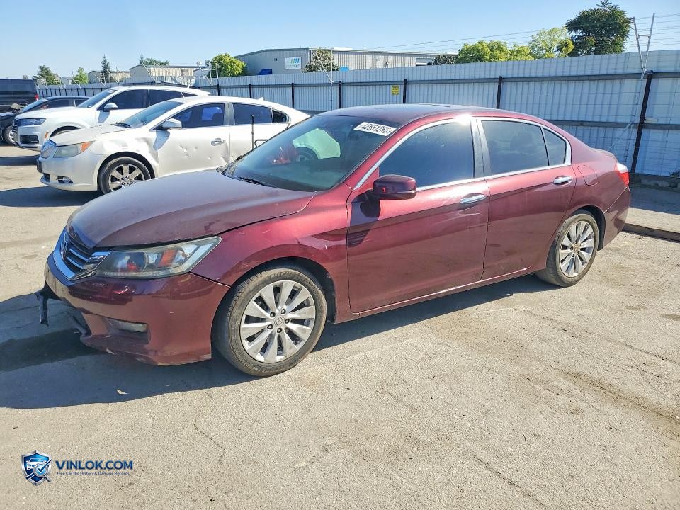 2014 HONDA ACCORD EXL – Lot 48651266 auction photo