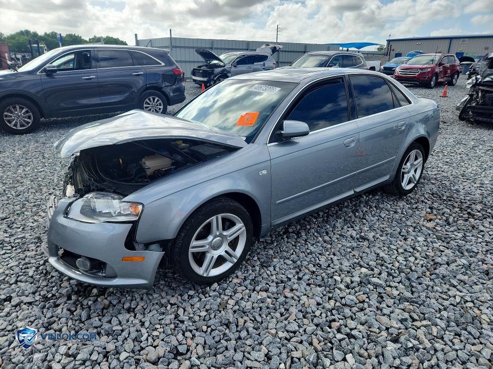 2008 AUDI A4 2.0T QUATTRO – Lot 48673206 auction photo