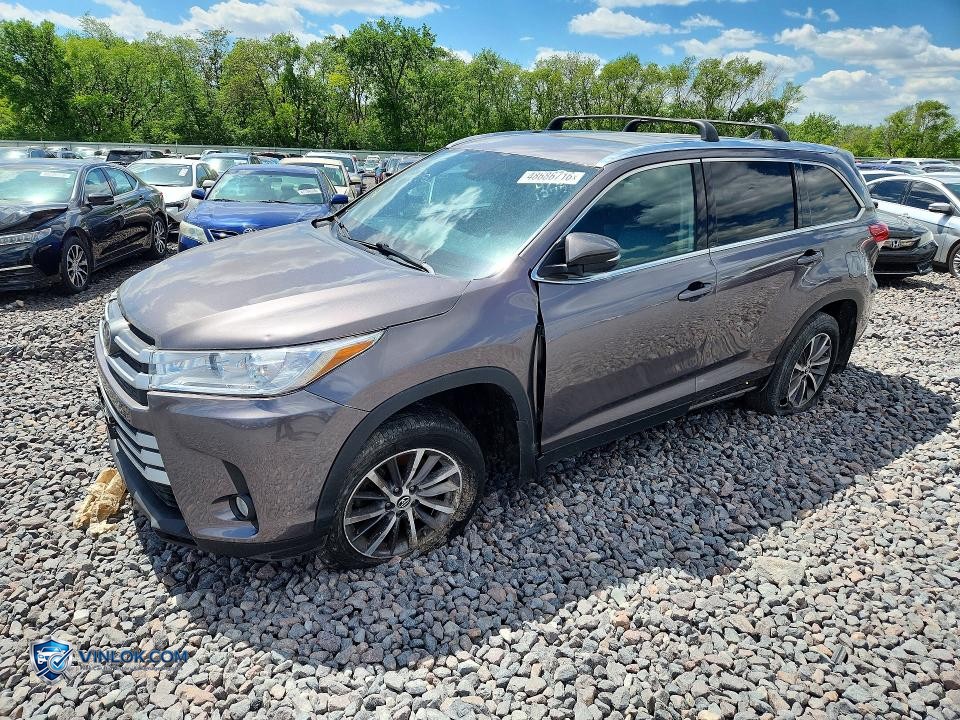 2019 TOYOTA HIGHLANDER XLE – Lot 48686716 auction photo