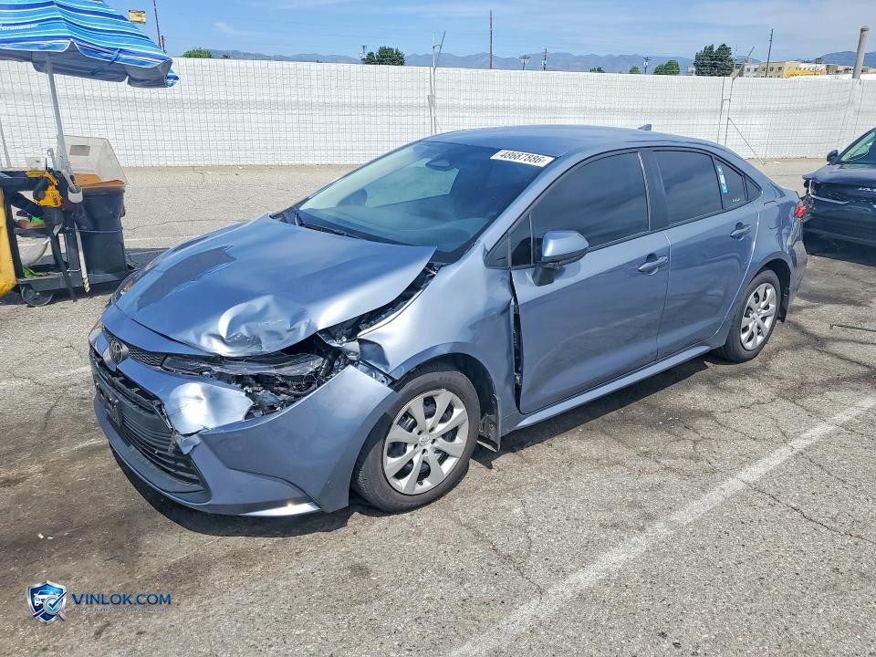 2025 TOYOTA COROLLA LE – Lot 48687886 auction photo