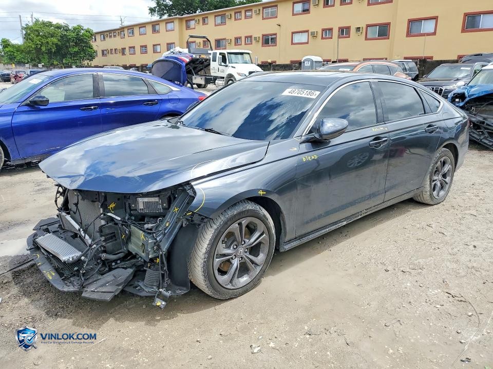2024 HONDA ACCORD HYBRID EXL – Lot 48705186 auction photo