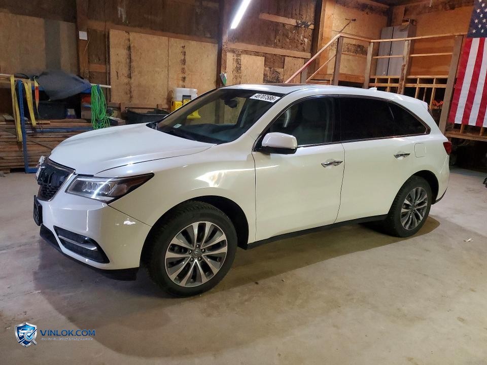 2015 ACURA MDX TECHNOLOGY – Lot 48707586 auction photo