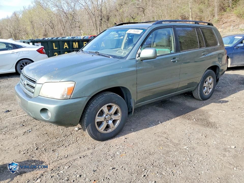 2006 TOYOTA HIGHLANDER LIMITED – Lot 48715386 auction photo