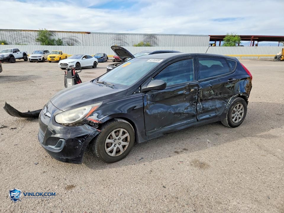 2012 HYUNDAI ACCENT GS – Lot 48765956 auction photo