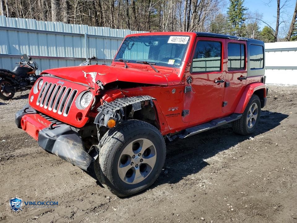 2017 JEEP WRANGLER UNLIMITED SAHARA – Lot 48811046 auction photo