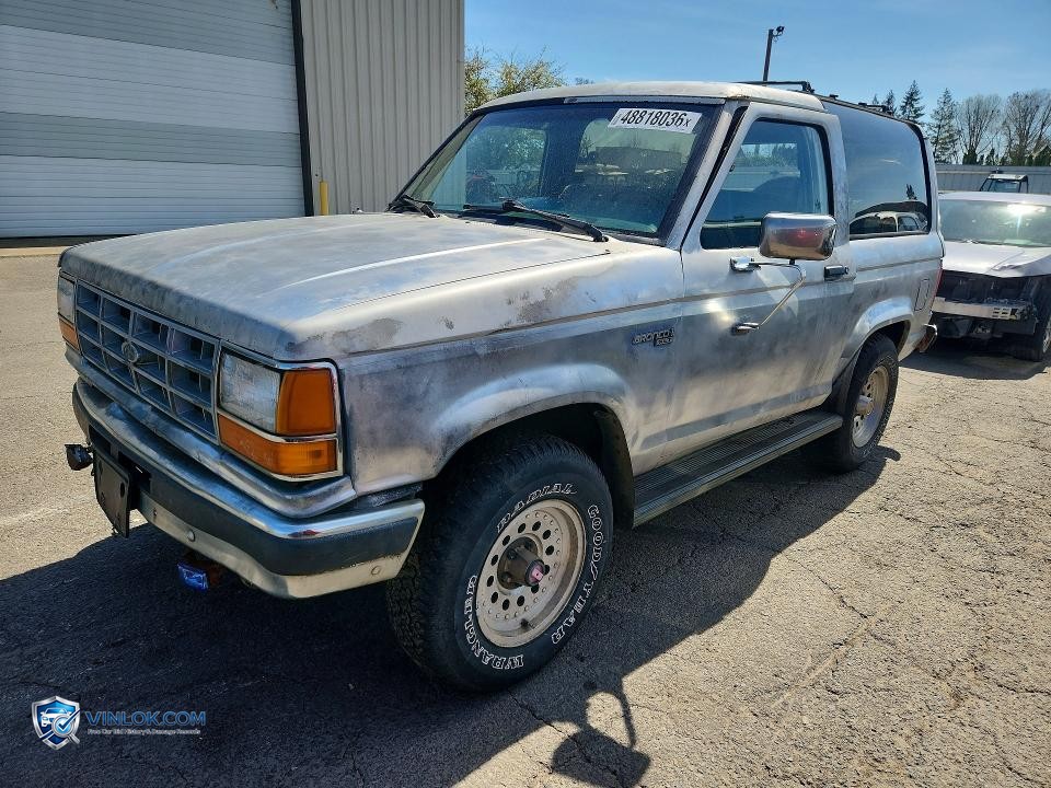1989 FORD BRONCO II – Lot 48818036 auction photo