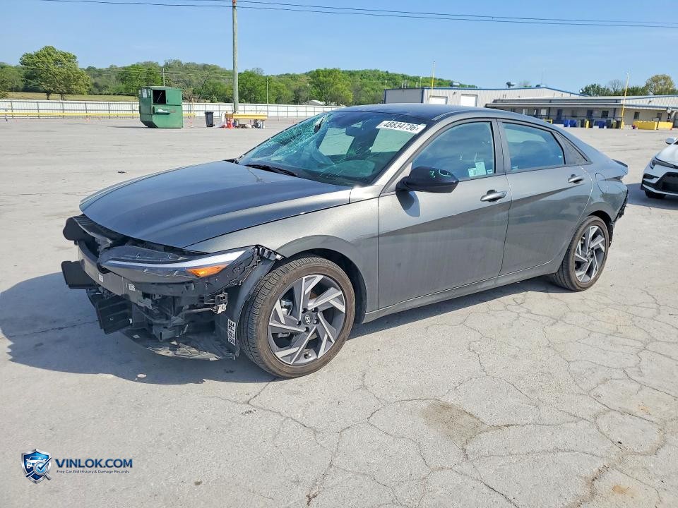 2025 HYUNDAI ELANTRA HYBRID SEL SPORT – Lot 48834736 auction photo