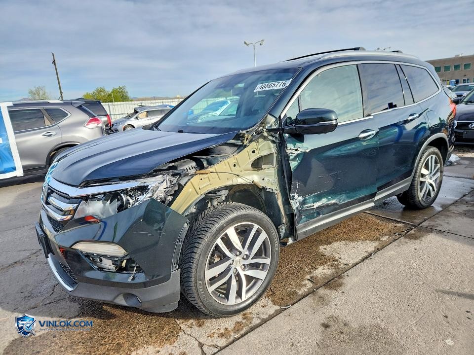 2016 HONDA PILOT ELITE – Lot 48865776 auction photo