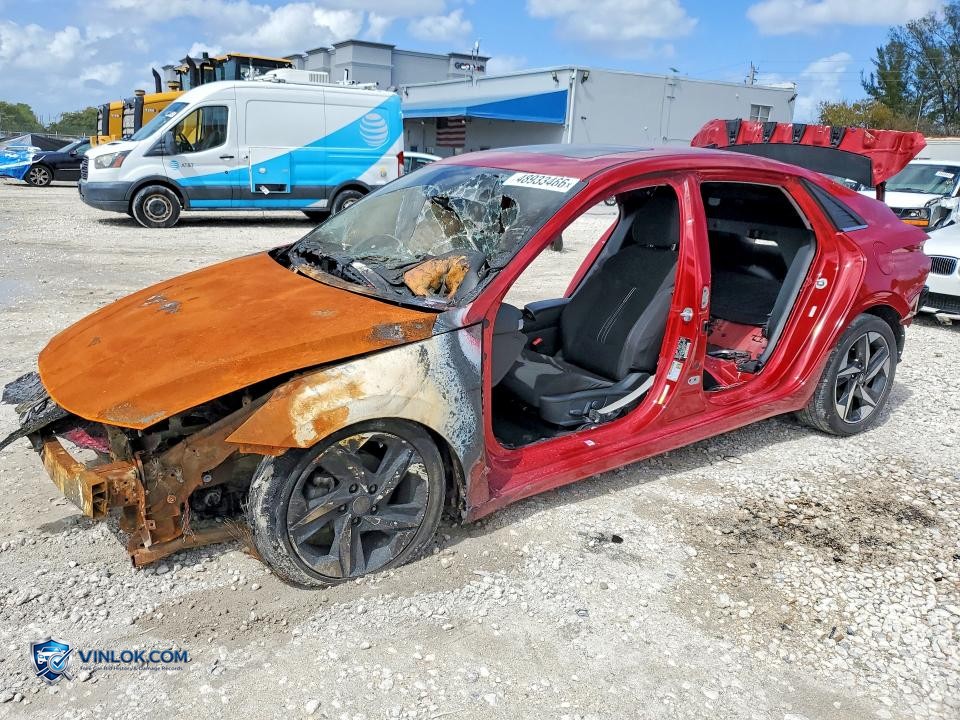 2021 HYUNDAI ELANTRA SEL – Lot 48933466 auction photo