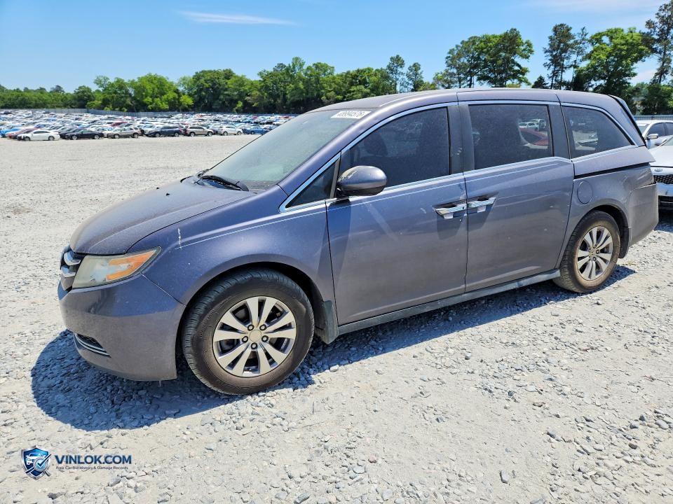 2015 HONDA ODYSSEY EXL – Lot 48994576 auction photo