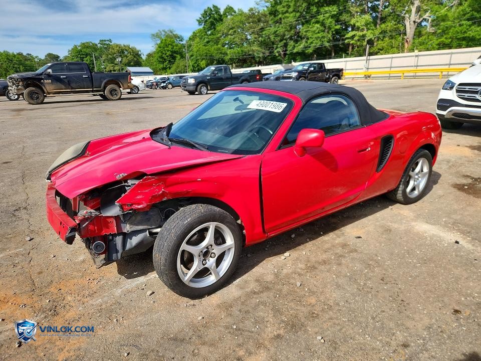 2002 TOYOTA MR2 SPYDER BASE – Lot 49001986 auction photo