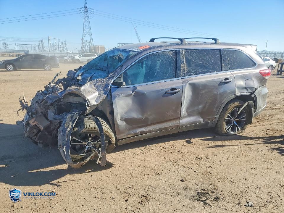 2019 TOYOTA HIGHLANDER XLE – Lot 49044646 auction photo