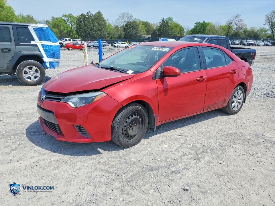 2015 TOYOTA COROLLA LE – Lot 49068156 auction photo