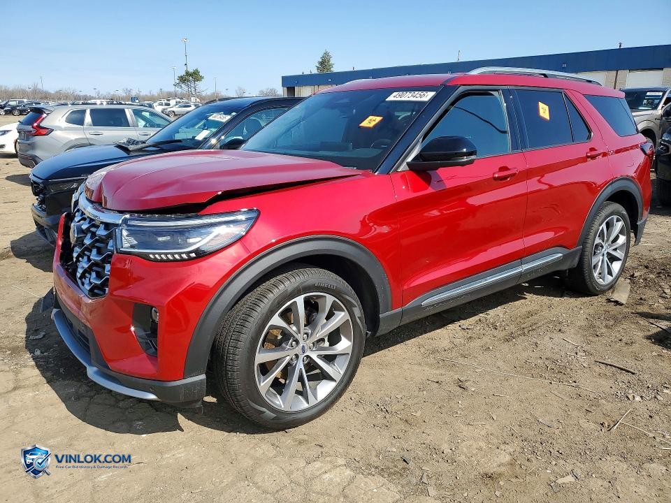 2025 FORD EXPLORER PLATINUM – Lot 49073456 auction photo