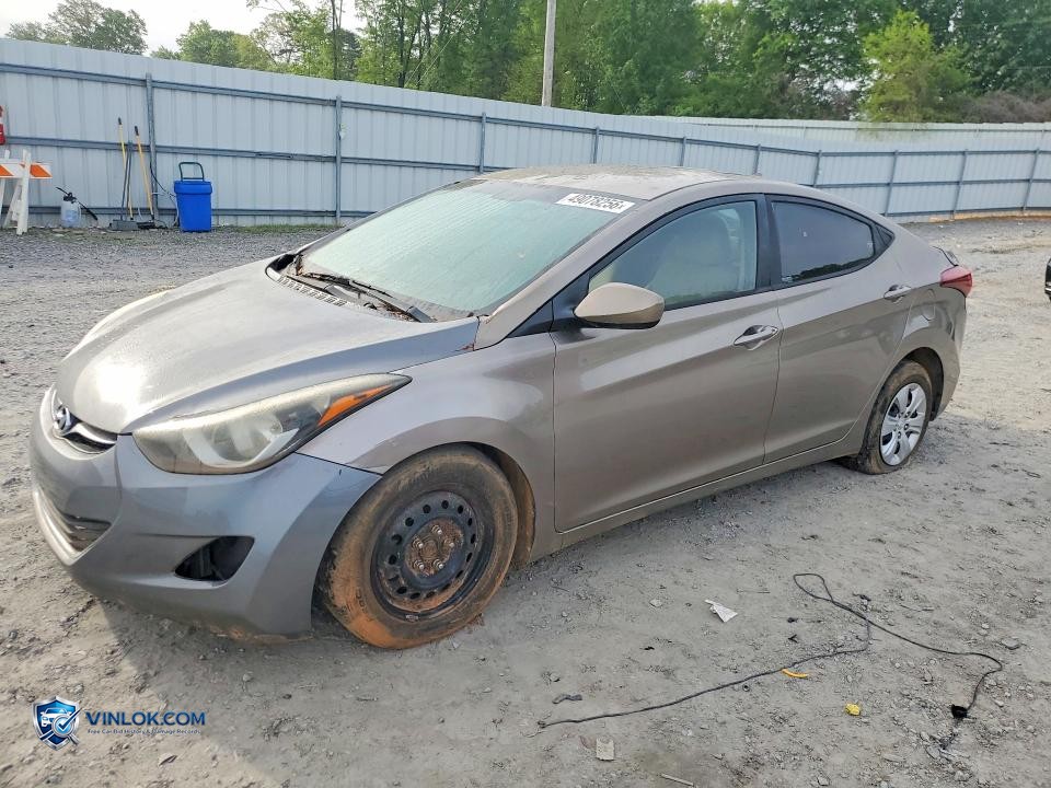 2016 HYUNDAI ELANTRA SE – Lot 49078256 auction photo
