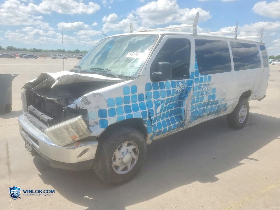 2012 FORD ECONOLINE E350 SUPER DUTY WAGON – Lot 49148786 auction photo