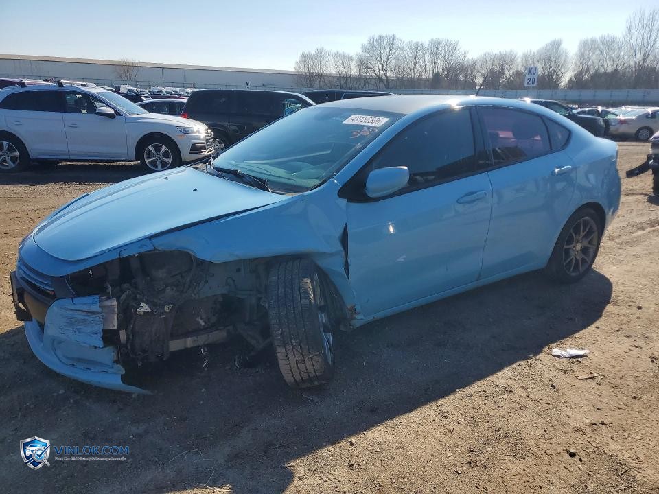 2013 DODGE DART SXT – Lot 49152306 auction photo