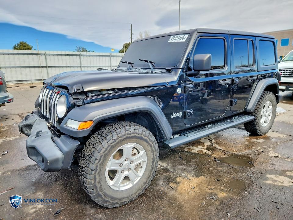 2021 JEEP WRANGLER UNLIMITED SPORT – Lot 49159406 auction photo