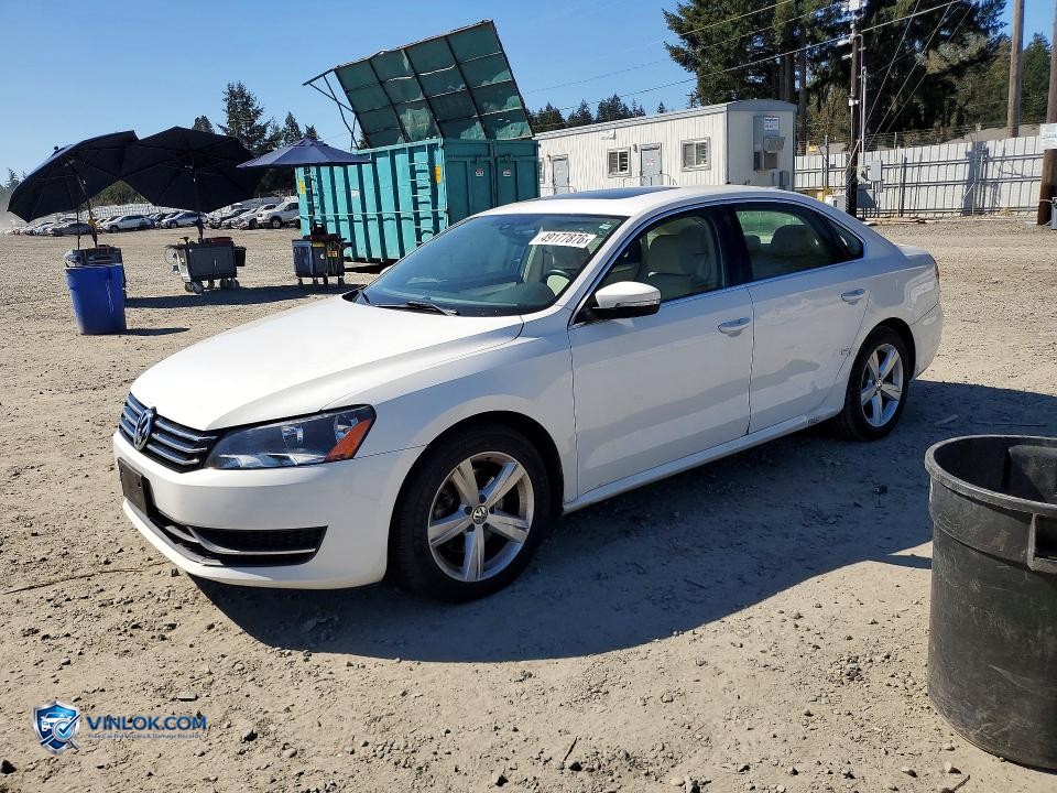 2013 VOLKSWAGEN PASSAT SE – Lot 49177876 auction photo