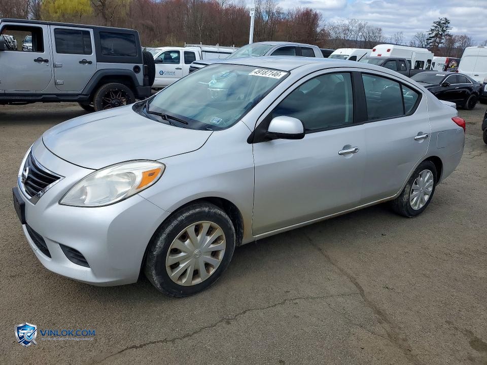 2013 NISSAN VERSA 1.6 S – Lot 49187146 auction photo