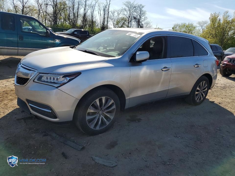 2015 ACURA MDX TECHNOLOGY – Lot 49218196 auction photo