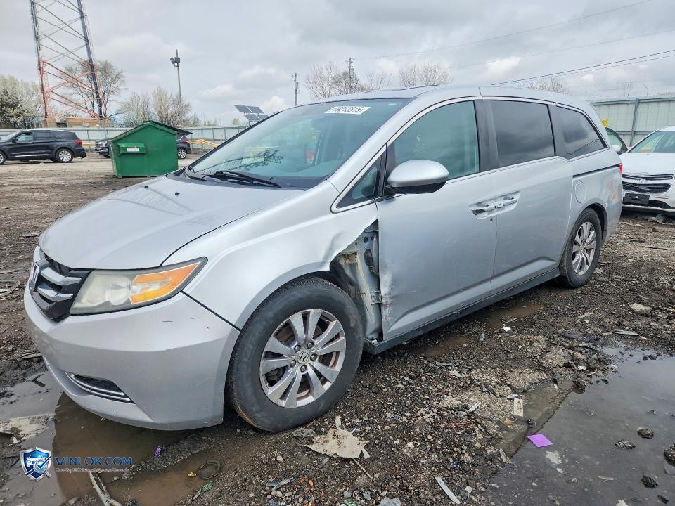 2014 HONDA ODYSSEY EXL – Lot 49243816 auction photo