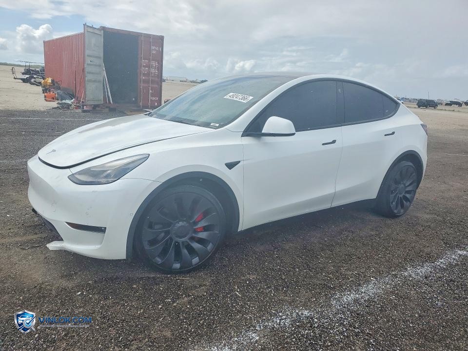2022 TESLA MODEL Y – Lot 49247366 auction photo