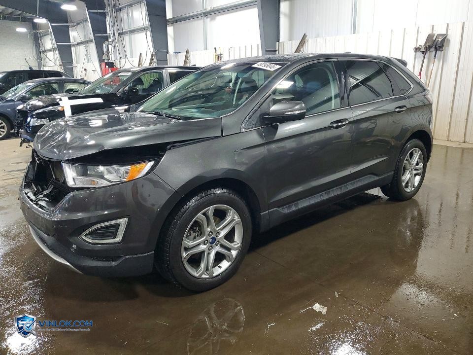 2017 FORD EDGE TITANIUM – Lot 49295046 auction photo