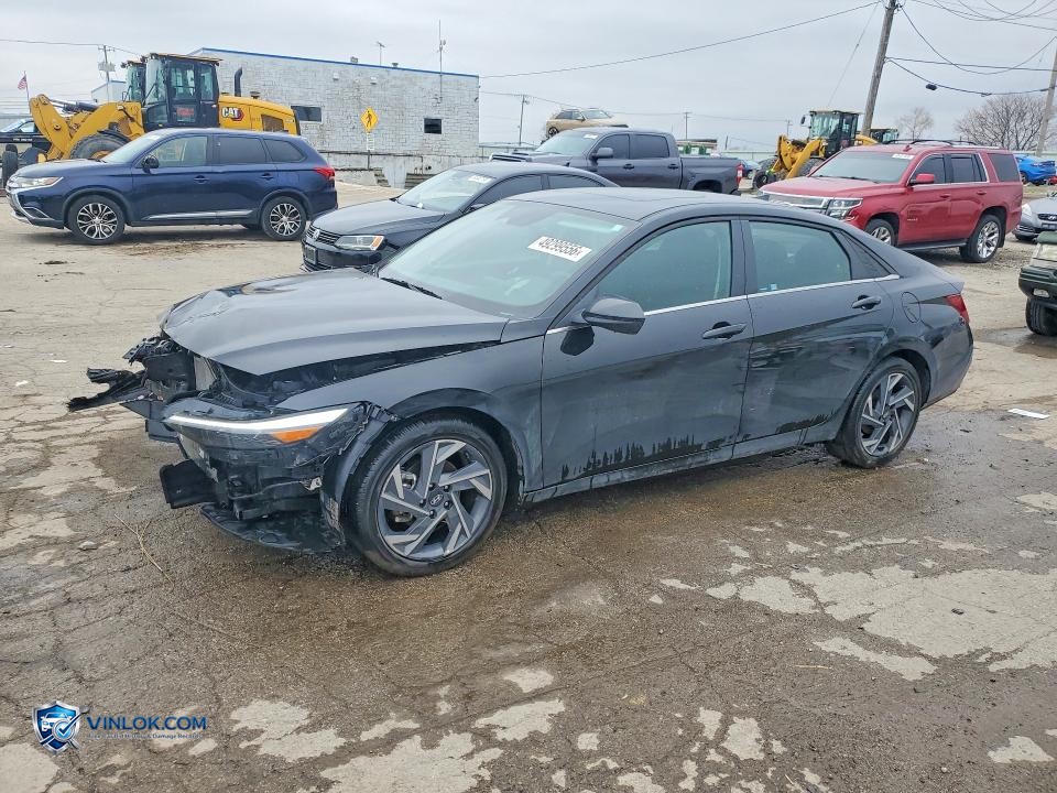 2025 HYUNDAI ELANTRA SEL – Lot 49299556 auction photo