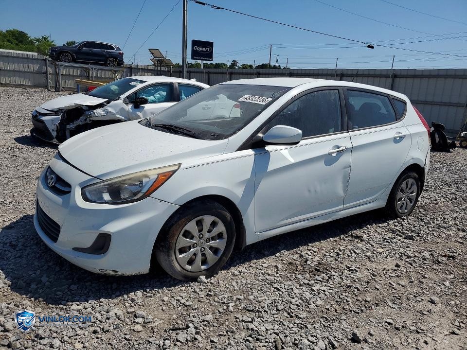 2015 HYUNDAI ACCENT GS – Lot 49323236 auction photo