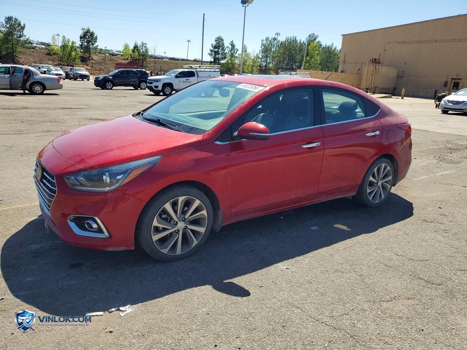 2021 HYUNDAI ACCENT LIMITED – Lot 49335956 auction photo