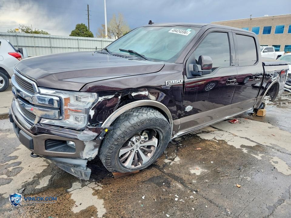 2018 FORD F150 SUPERCREW – Lot 49424596 auction photo