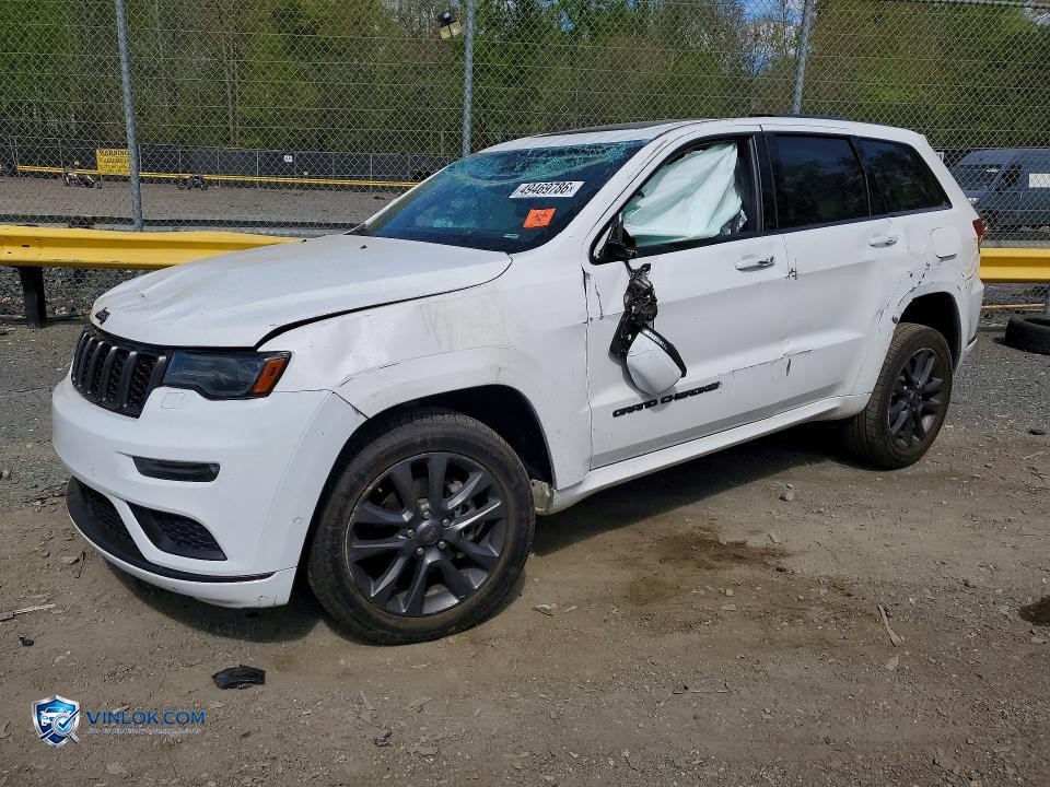 2018 JEEP GRAND CHEROKEE OVERLAND – Lot 49469786 auction photo