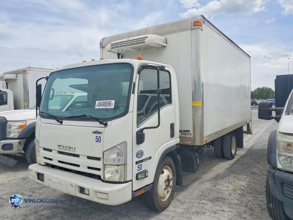 2015 ISUZU NQR REFRIGERATED BOX TRUCK – Lot 49498096 auction photo