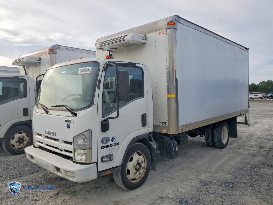 2015 ISUZU NQR REFRIGERATED BOX TRUCK – Lot 49498606 auction photo