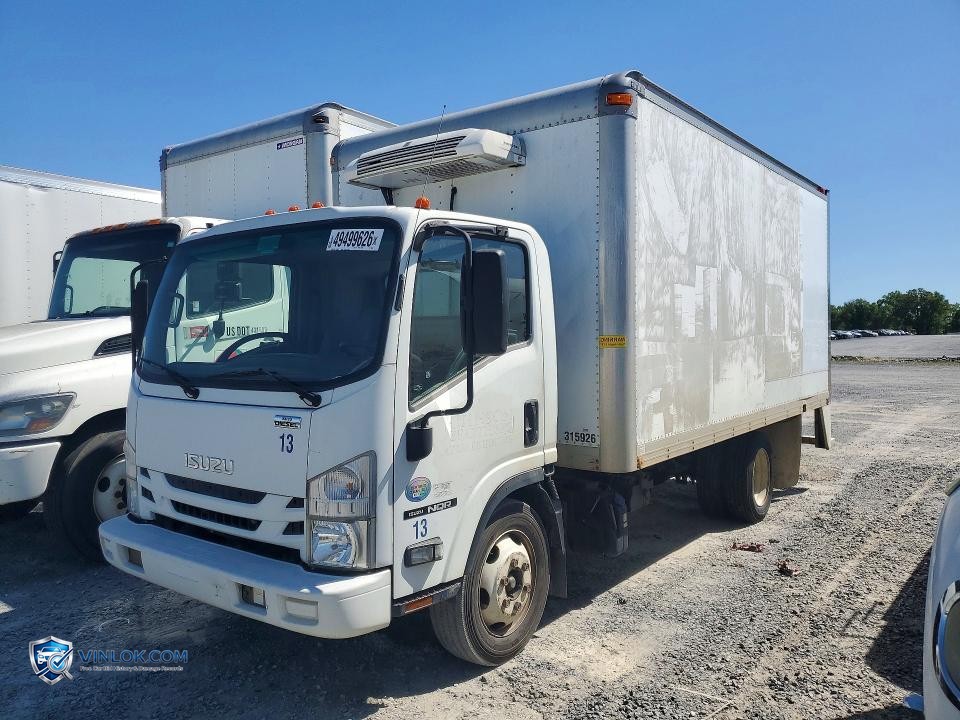 2016 ISUZU NQR REFRIGERATED BOX TRUCK – Lot 49499626 auction photo