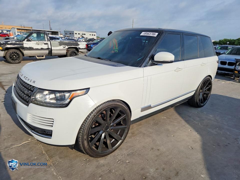 2015 LAND ROVER RANGE ROVER – Lot 49563706 auction photo