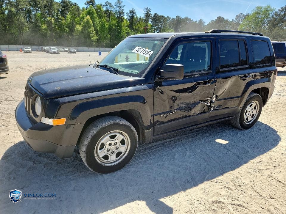 2017 JEEP PATRIOT SPORT – Lot 49571316 auction photo