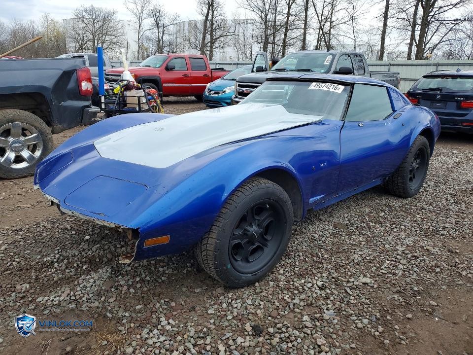 1977 CHEVROLET CORVETTE – Lot 49574216 auction photo