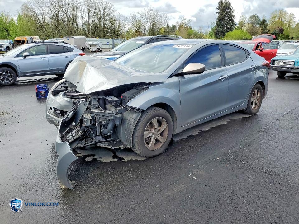 2015 HYUNDAI ELANTRA SE – Lot 49598116 auction photo