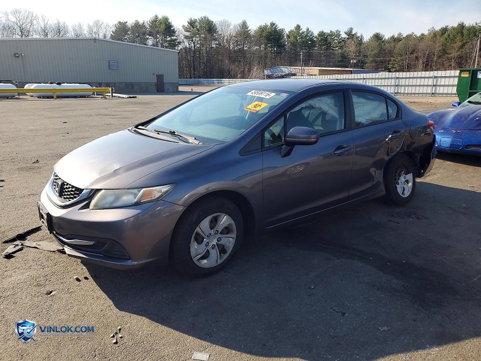 2015 HONDA CIVIC LX – Lot 49599116 auction photo